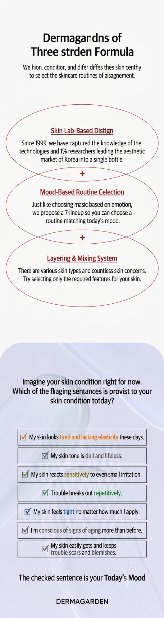 Dermagarden Personal Skincare Line - Mood Based