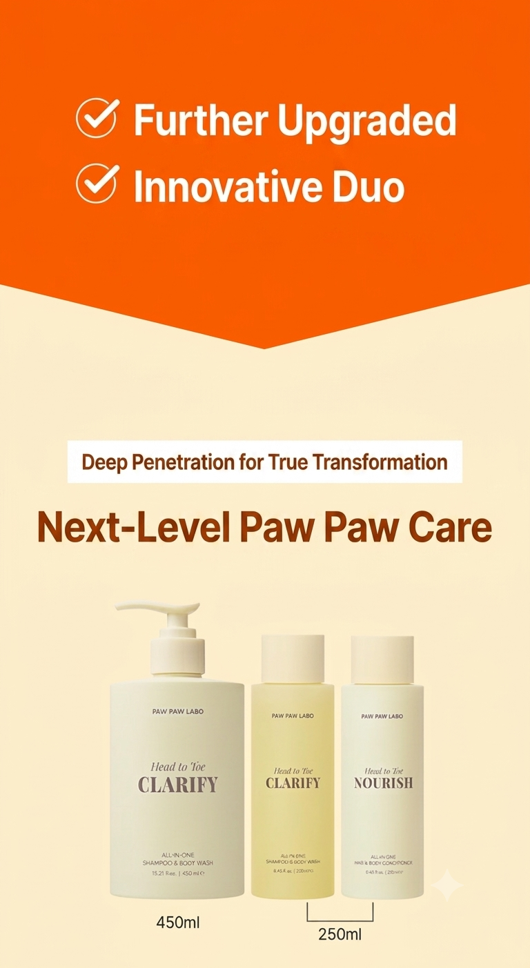 Paw Paw Labo CLARIFY 450ml pump bottle
