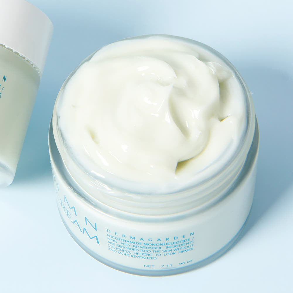 Dermagarden NMN Cream open jar