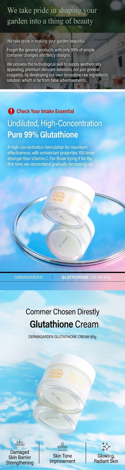 Dermagarden Glutathione Cream 60g