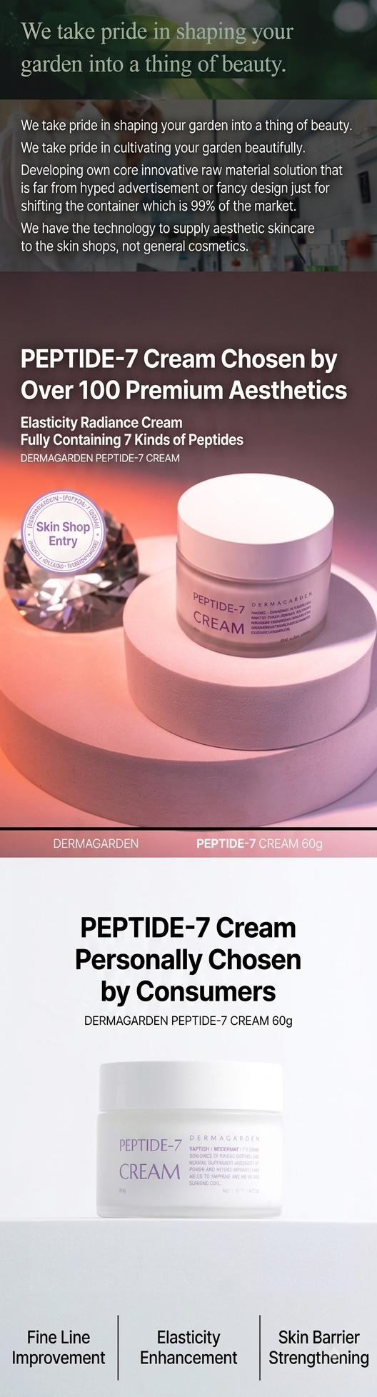 Dermagarden Peptide-7 Cream 60g
