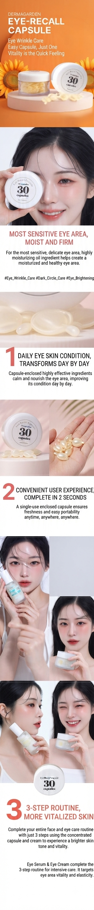 Dermagarden Eye-Recell Capsule - 3-Step Routine & Benefits