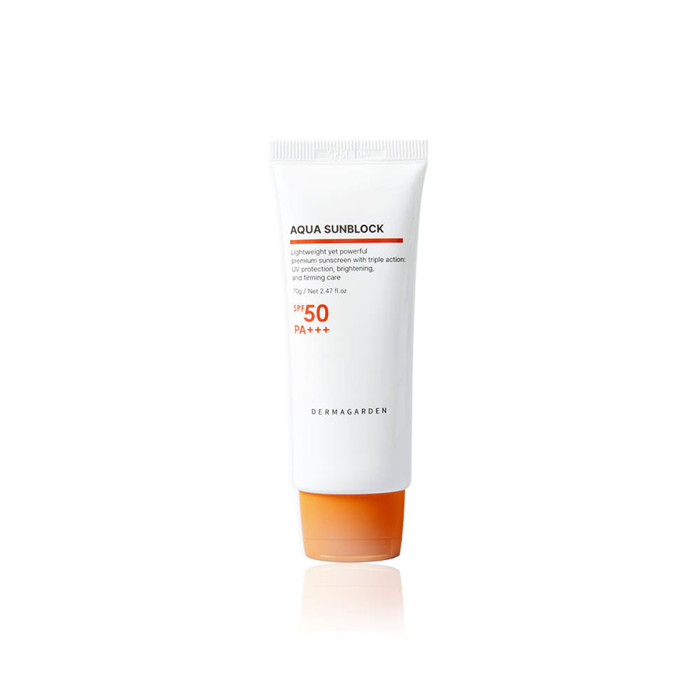 Dermagarden Aqua Sunblock SPF50 PA+++ 70g - Product Shot