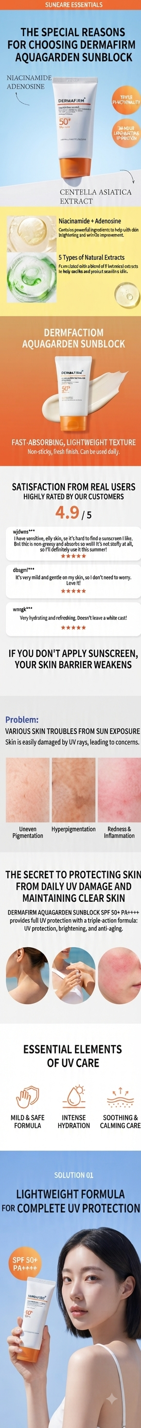 Dermagarden Aqua Sunblock - Why Choose & Real Reviews