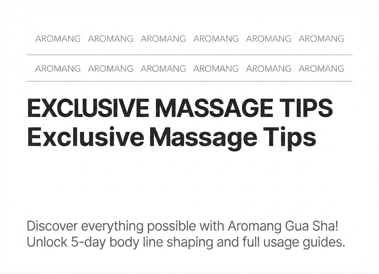Aromang Gua Sha detail