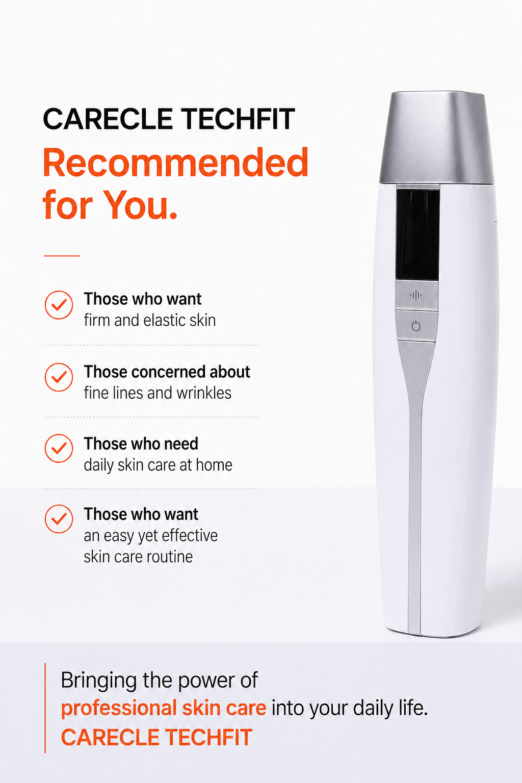 CareCL Tech fit | K-Beauty Home Device